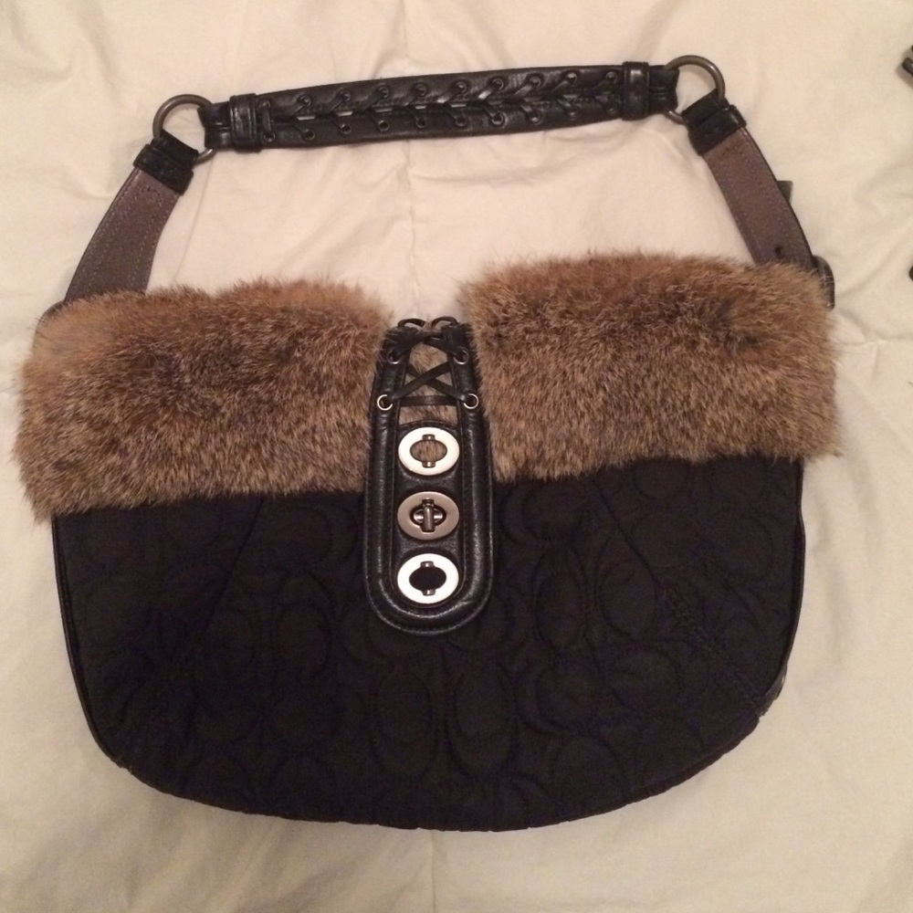 Winter Coach Purse OBO